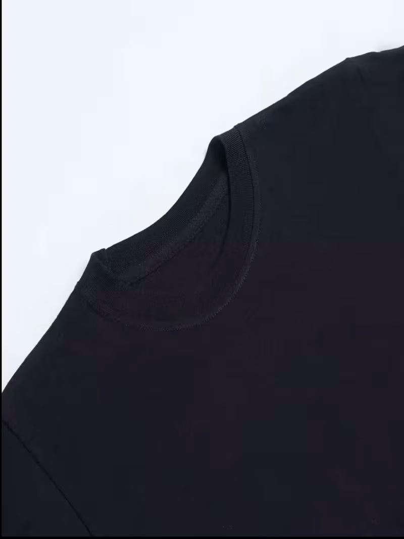 Fiery Phoenix Graphic Crew Neck T-Shirt